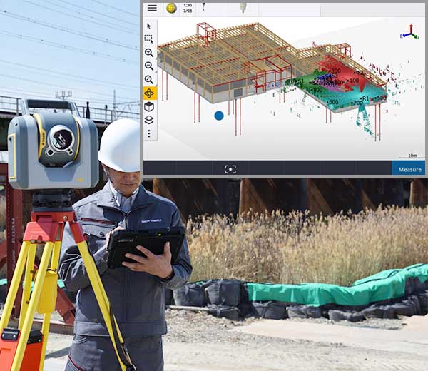 Trimble Access使用イメージ写真